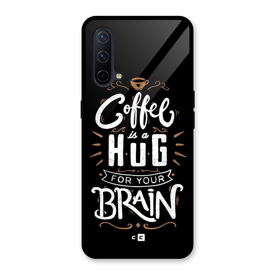 Coffee Brain Glass Back Case for OnePlus Nord CE 5G