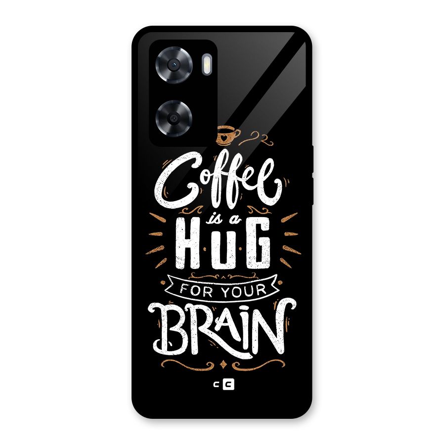 Coffee Brain Glass Back Case for OnePlus Nord N20 SE
