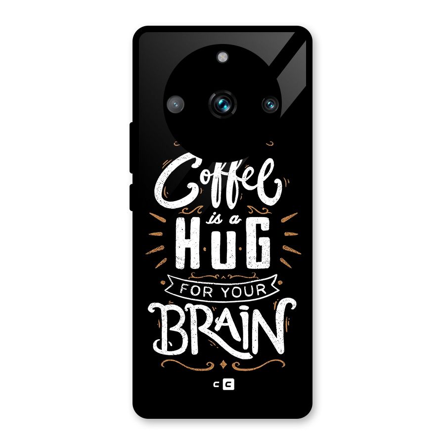 Coffee Brain Glass Back Case for Realme 11 Pro