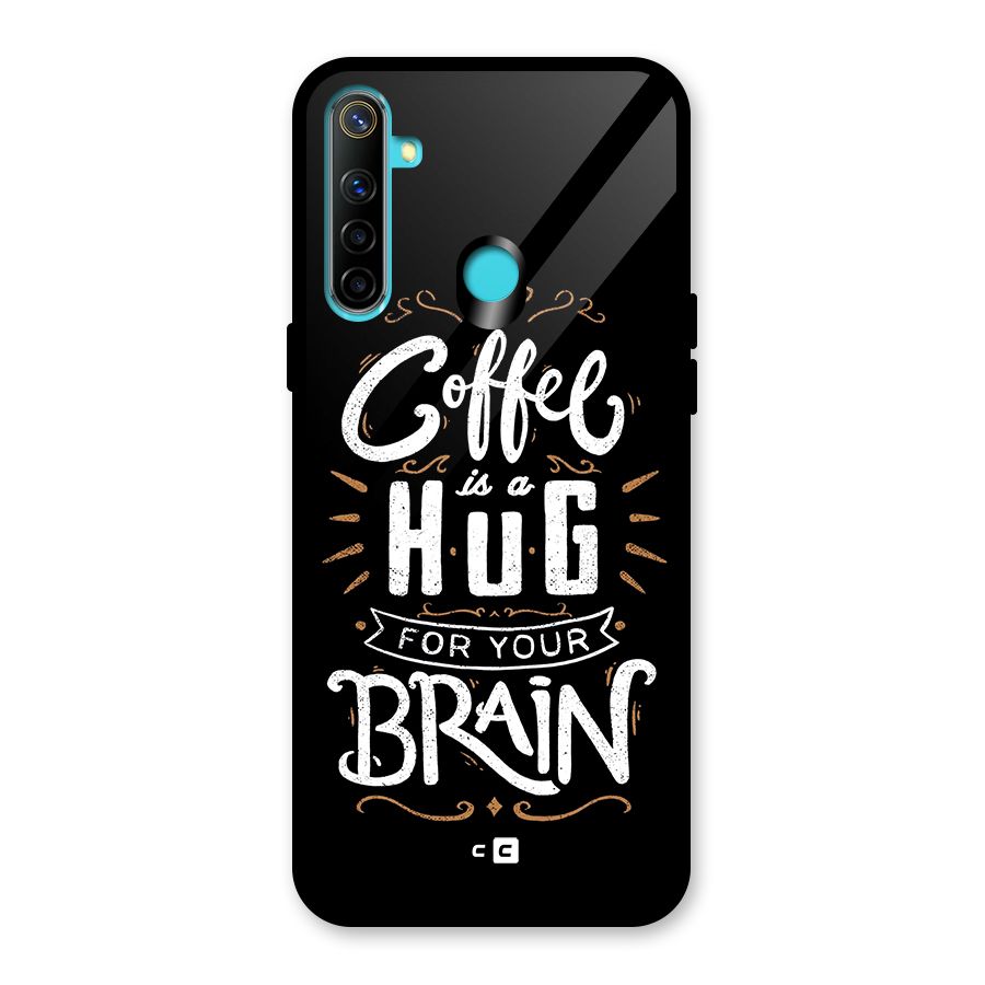 Coffee Brain Glass Back Case for Realme 5s