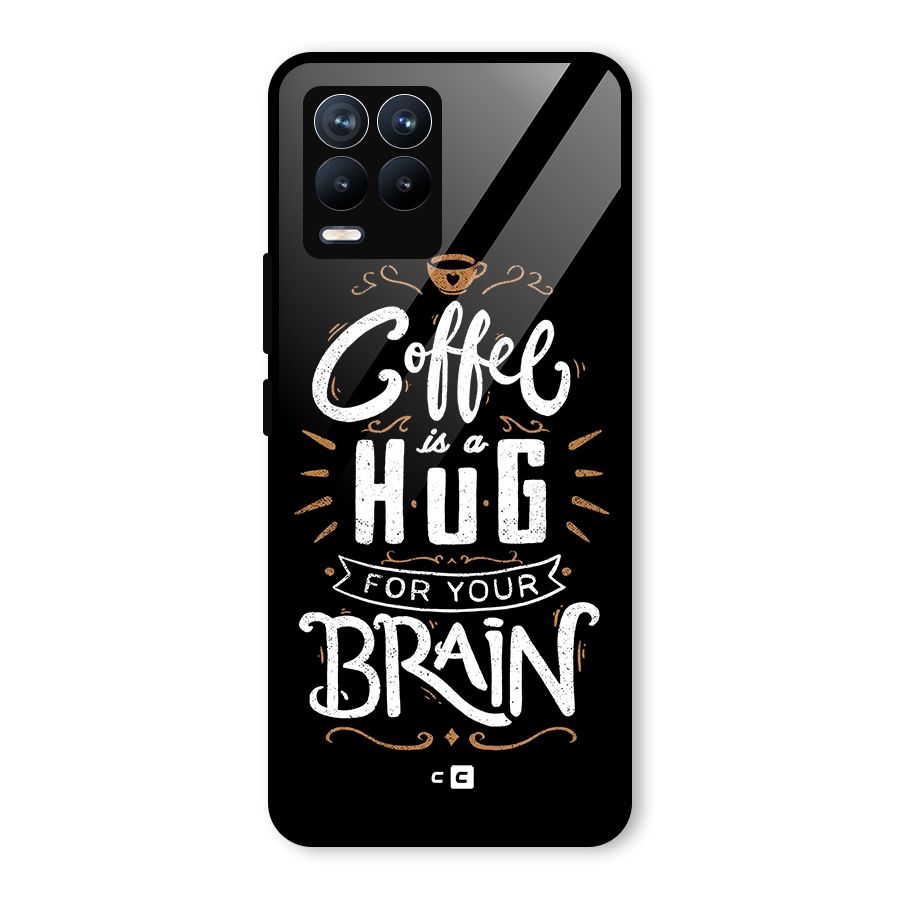 Coffee Brain Glass Back Case for Realme 8