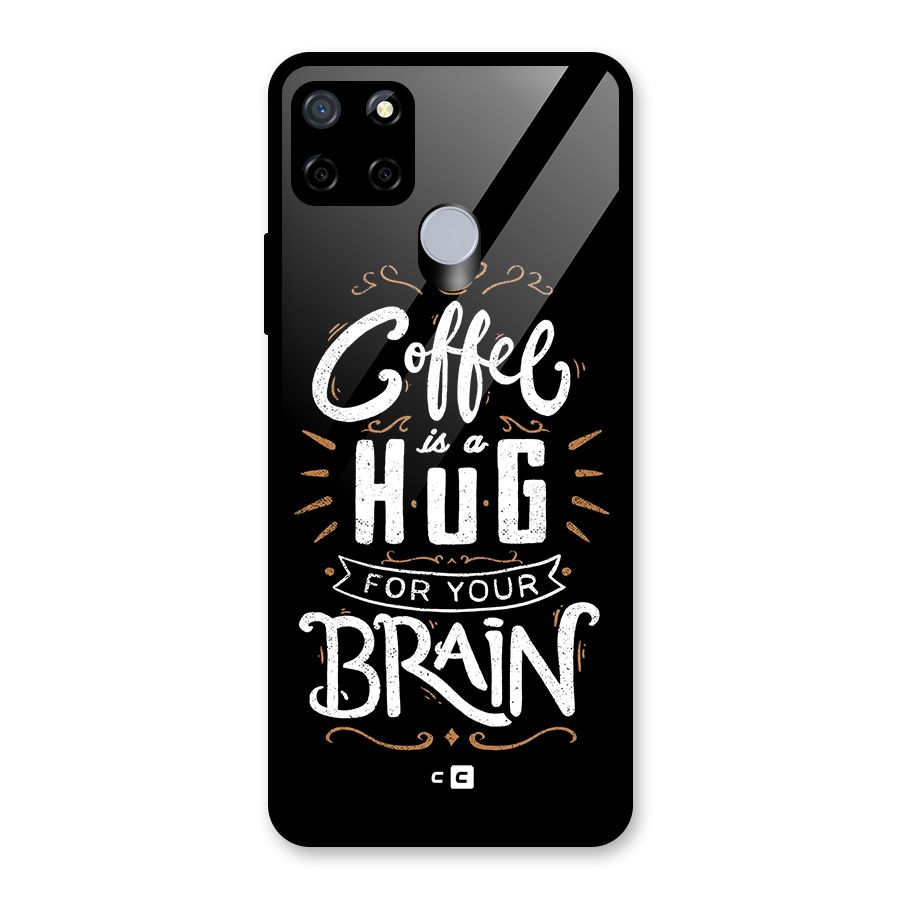 Coffee Brain Glass Back Case for Realme C12