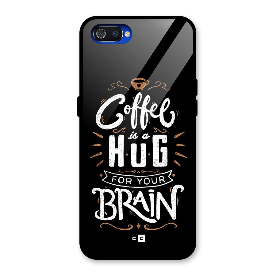 Coffee Brain Glass Back Case for Realme C2