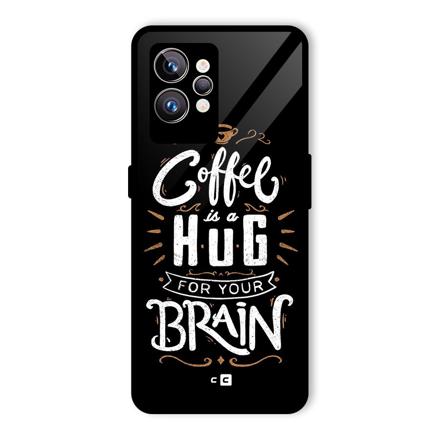 Coffee Brain Glass Back Case for Realme GT2 Pro