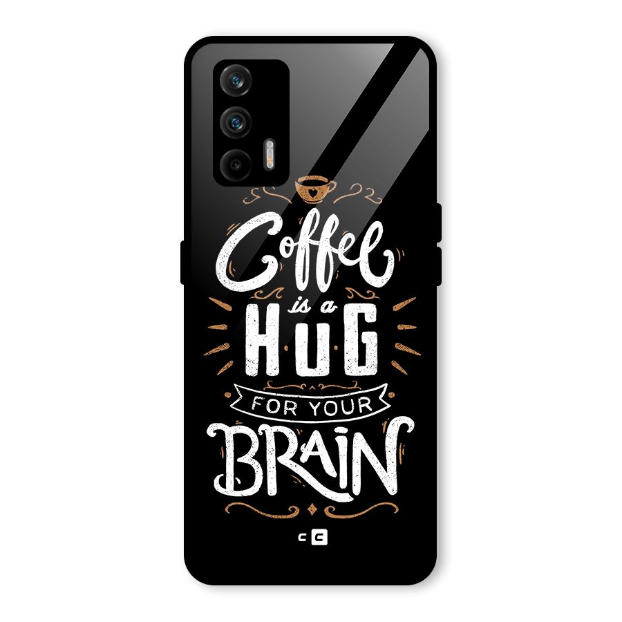 Coffee Brain Glass Back Case for Realme GT 5G
