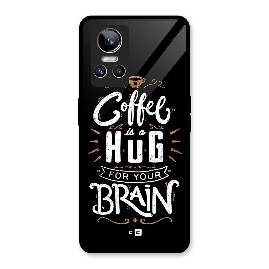 Coffee Brain Glass Back Case for Realme GT Neo 3