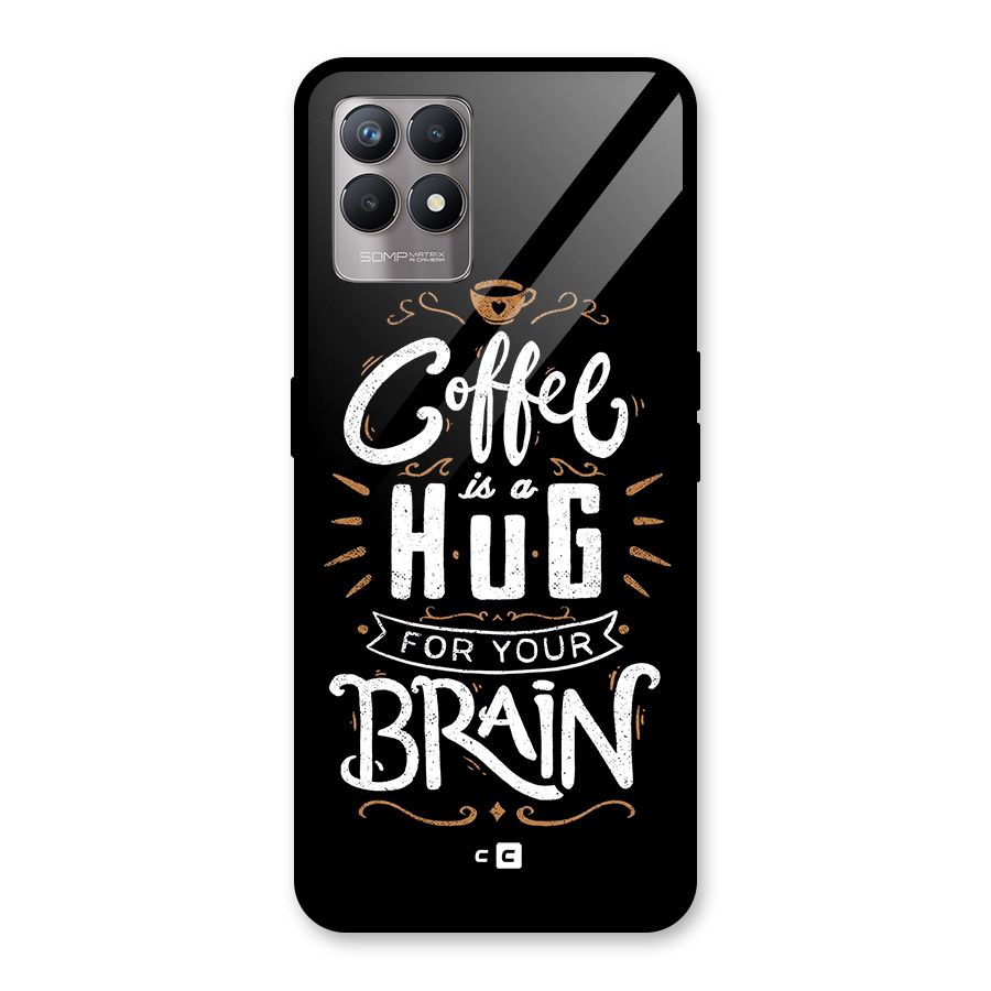 Coffee Brain Glass Back Case for Realme Narzo 50