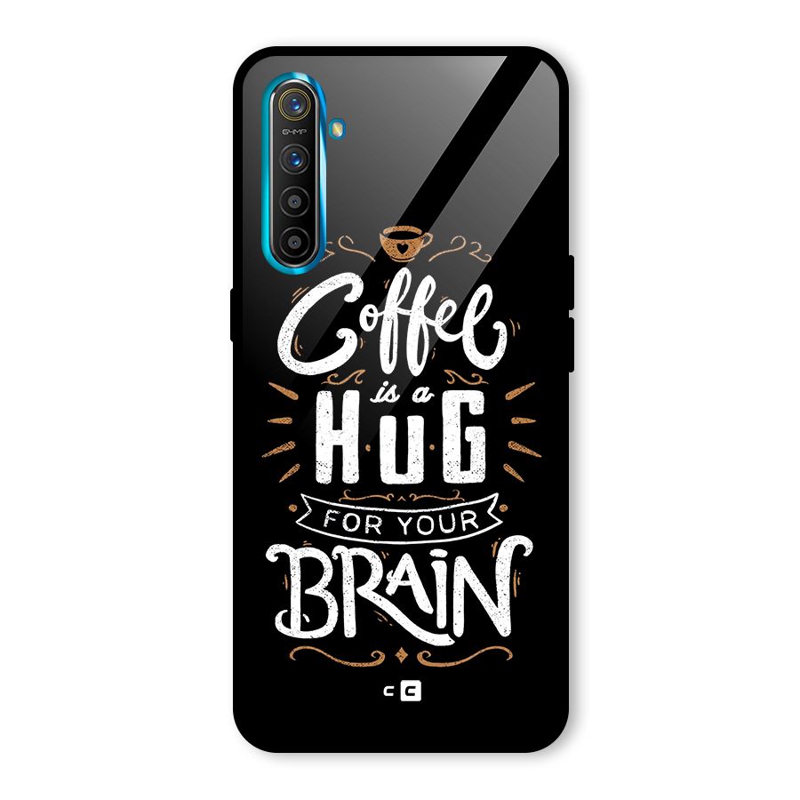 Coffee Brain Glass Back Case for Realme X2