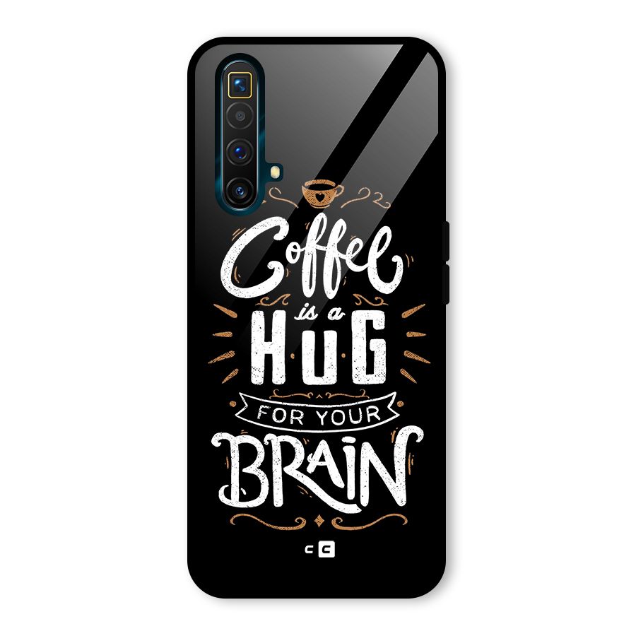 Coffee Brain Glass Back Case for Realme X3