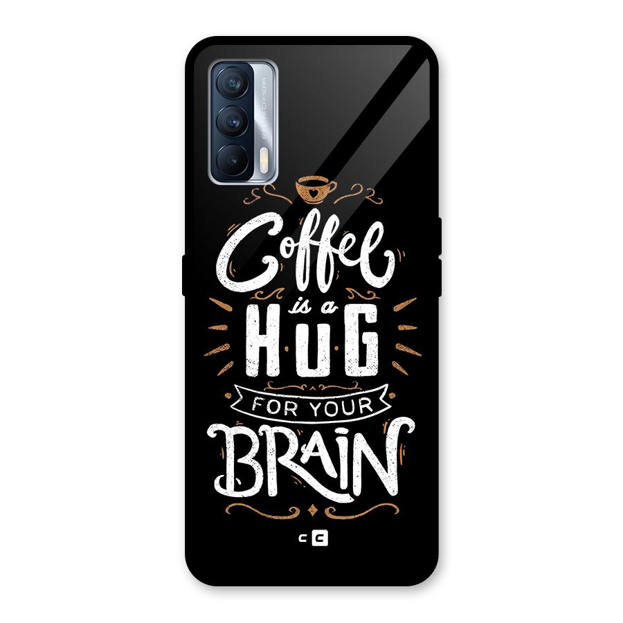 Coffee Brain Glass Back Case for Realme X7