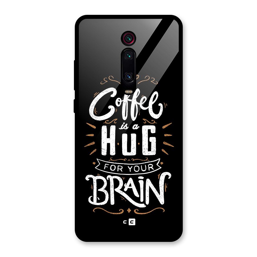 Coffee Brain Glass Back Case for Redmi K20