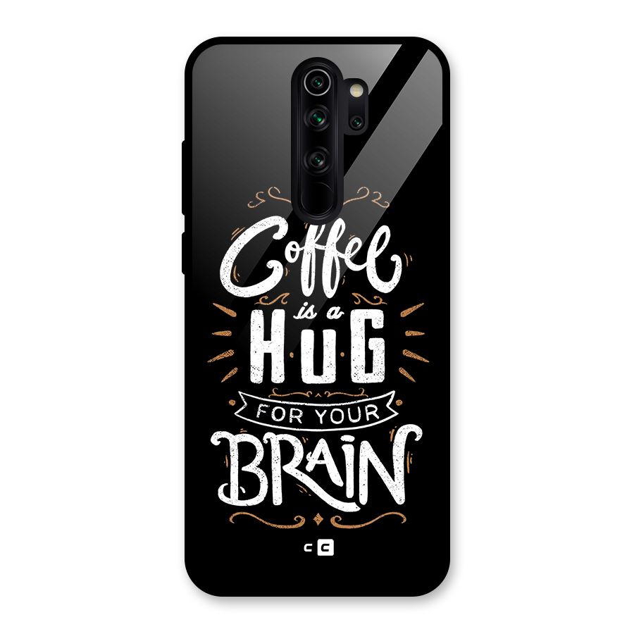 Coffee Brain Glass Back Case for Redmi Note 8 Pro