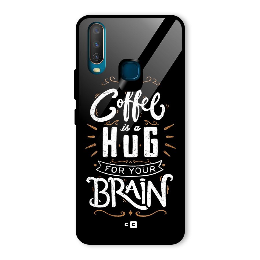 Coffee Brain Glass Back Case for Vivo U10