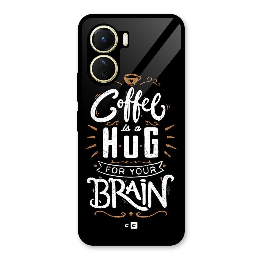 Coffee Brain Glass Back Case for Vivo Y16