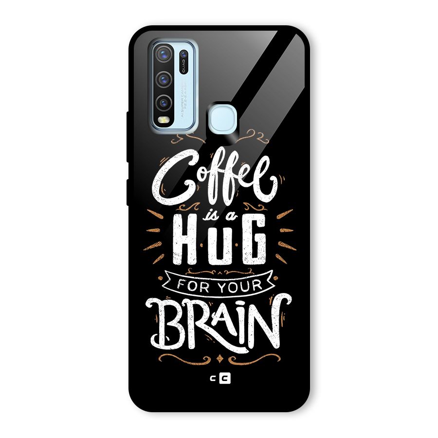Coffee Brain Glass Back Case for Vivo Y50