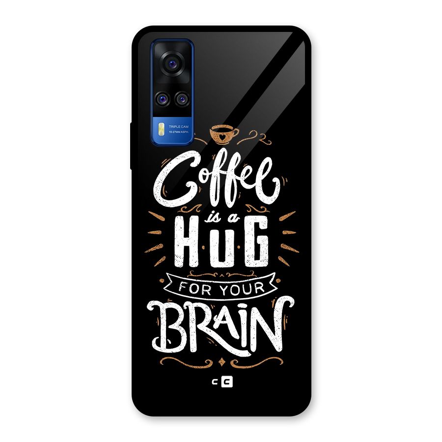 Coffee Brain Glass Back Case for Vivo Y51A