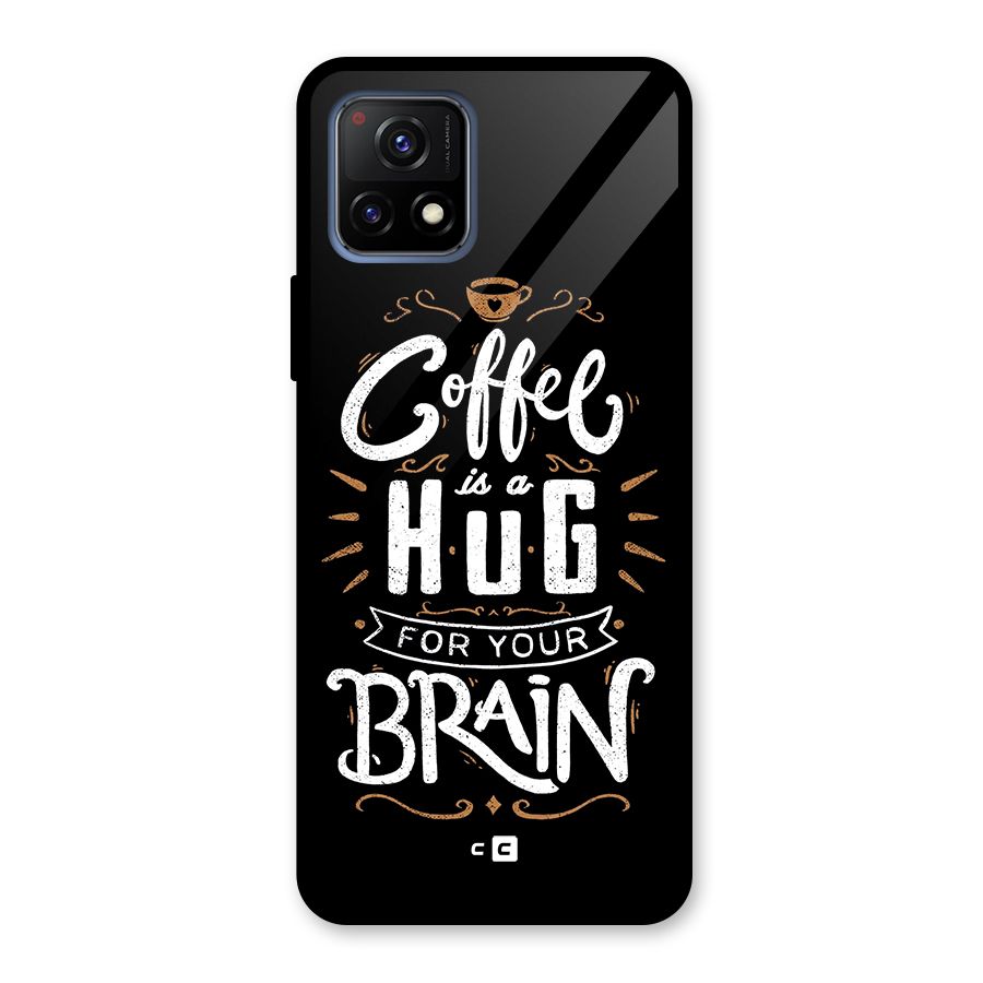 Coffee Brain Glass Back Case for Vivo Y72 5G
