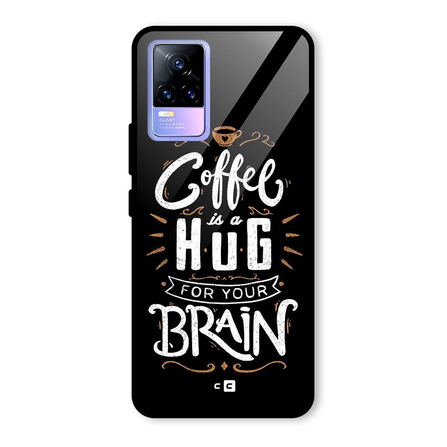 Coffee Brain Glass Back Case for Vivo Y73
