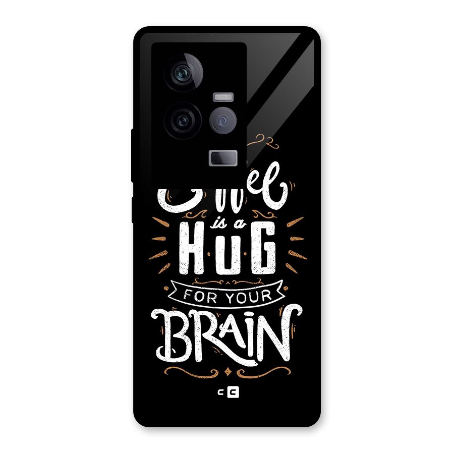 Coffee Brain Glass Back Case for Vivo iQOO 11 5G