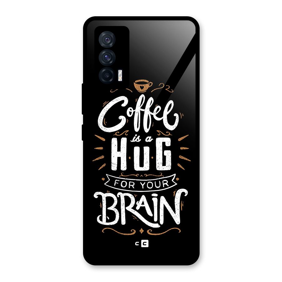 Coffee Brain Glass Back Case for Vivo iQOO 7 5G