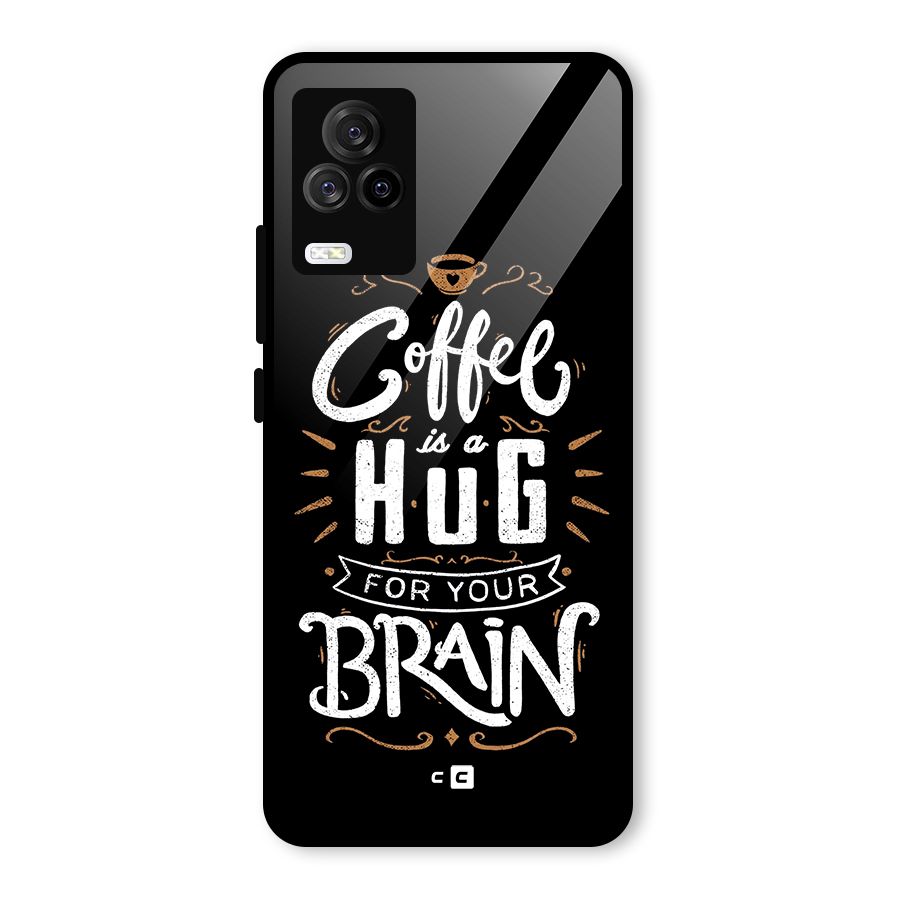 Coffee Brain Glass Back Case for Vivo iQOO 7 Legend 5G
