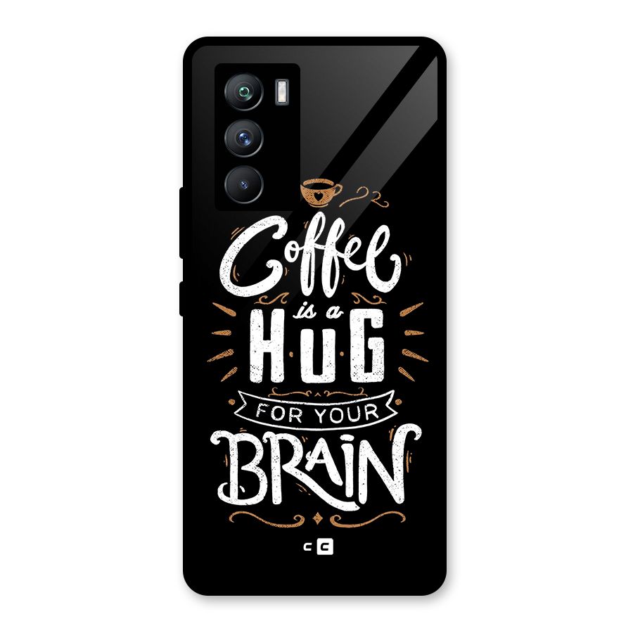 Coffee Brain Glass Back Case for Vivo iQOO 9 SE