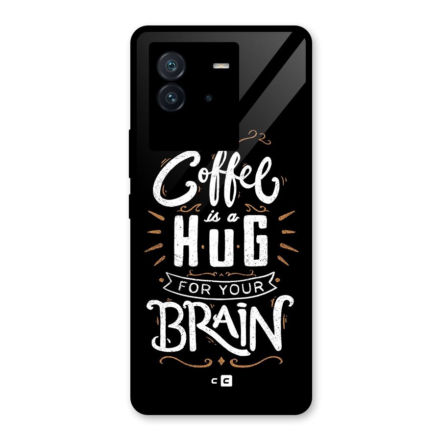 Coffee Brain Glass Back Case for Vivo iQOO Neo 6 5G