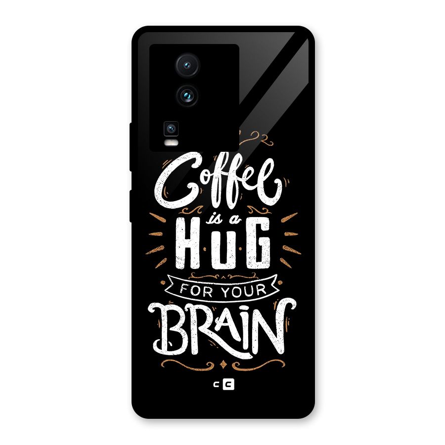Coffee Brain Glass Back Case for Vivo iQOO Neo 7 Pro