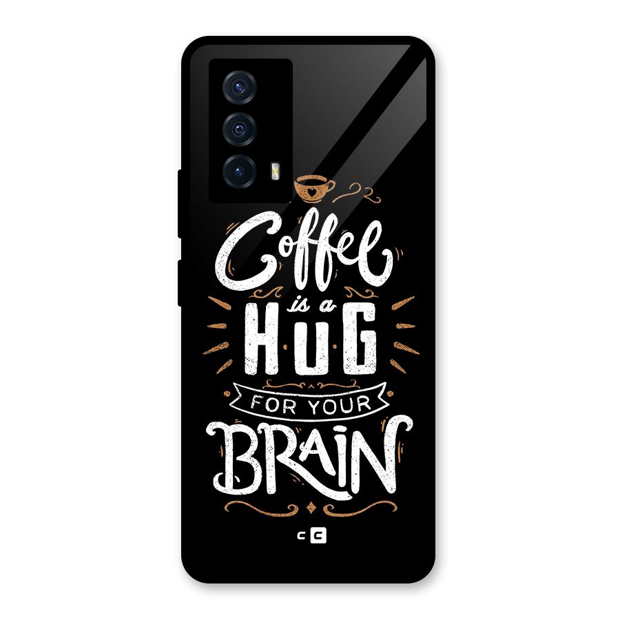 Coffee Brain Glass Back Case for Vivo iQOO Z5