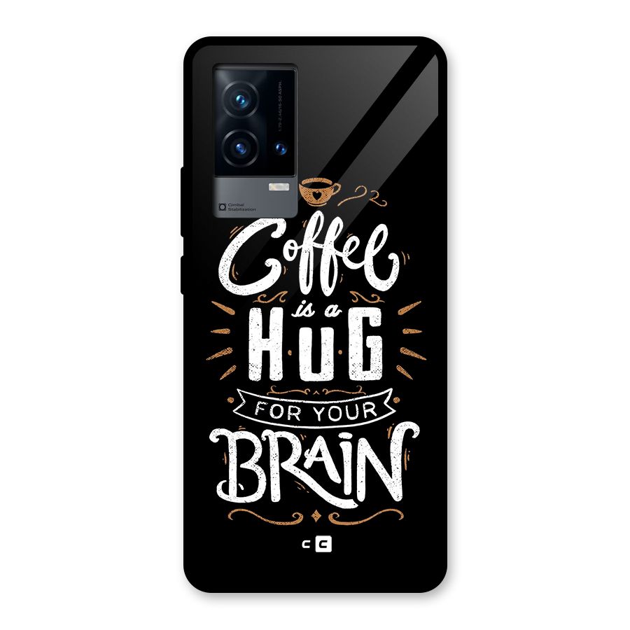 Coffee Brain Glass Back Case for iQOO 9 5G