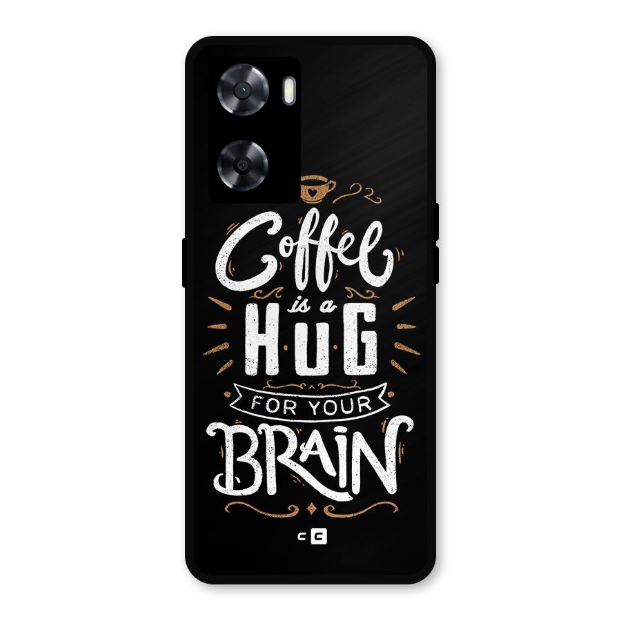 Coffee Brain Metal Back Case for OnePlus Nord N20 SE