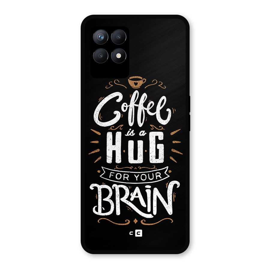 Coffee Brain Metal Back Case for Realme Narzo 50