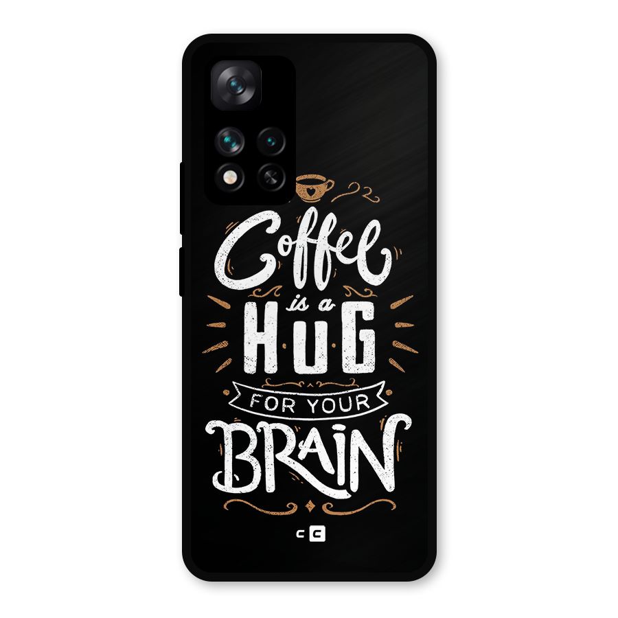Coffee Brain Metal Back Case for Xiaomi 11i 5G