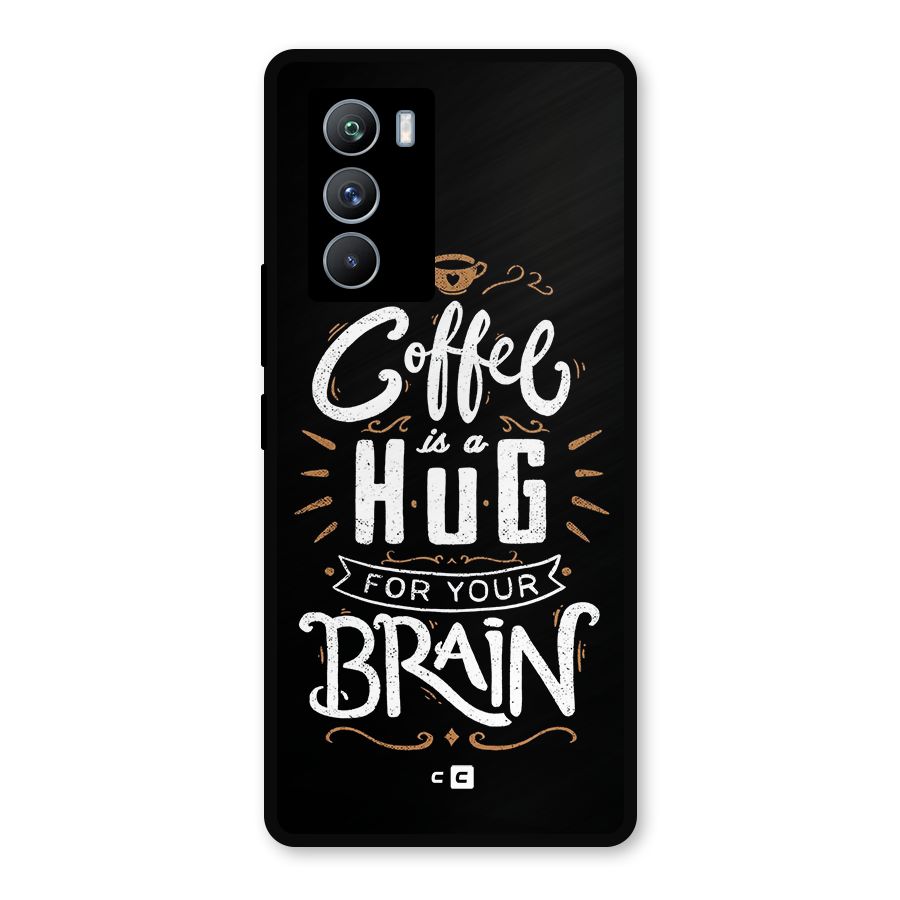 Coffee Brain Metal Back Case for iQOO 9 SE