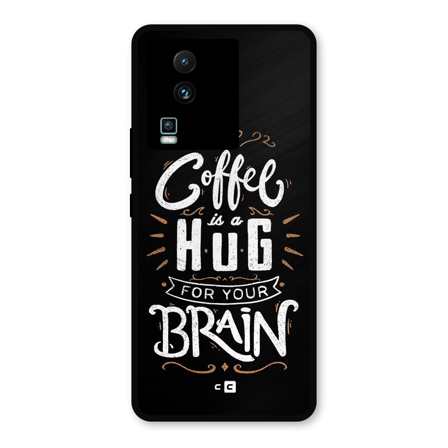 Coffee Brain Metal Back Case for iQOO Neo 7