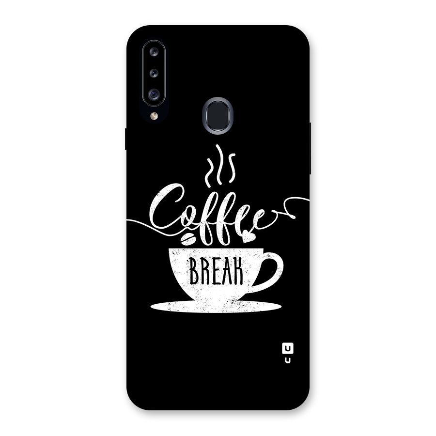 Coffee Break Back Case for Galaxy A20s