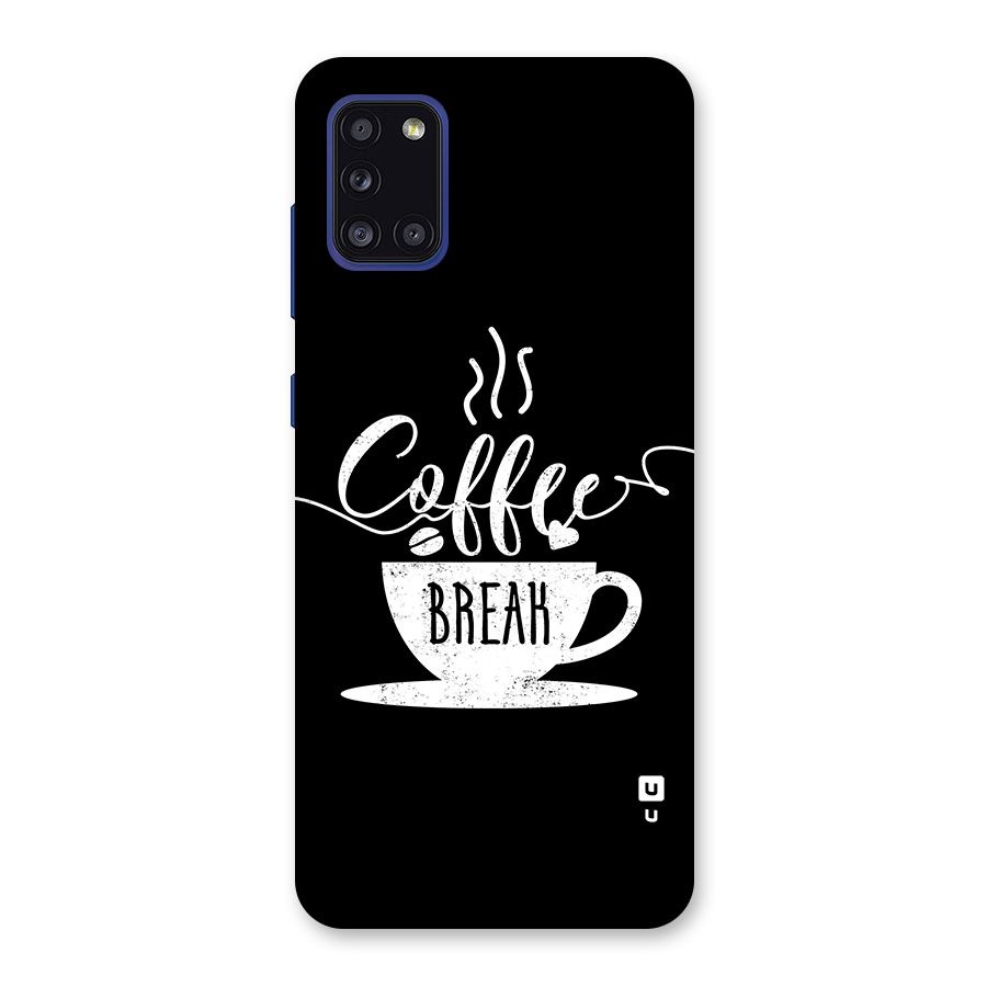 Coffee Break Back Case for Galaxy A31