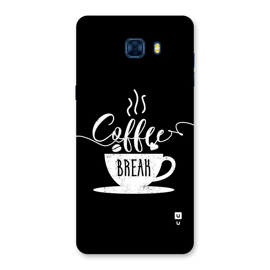 Coffee Break Back Case for Galaxy C7 Pro