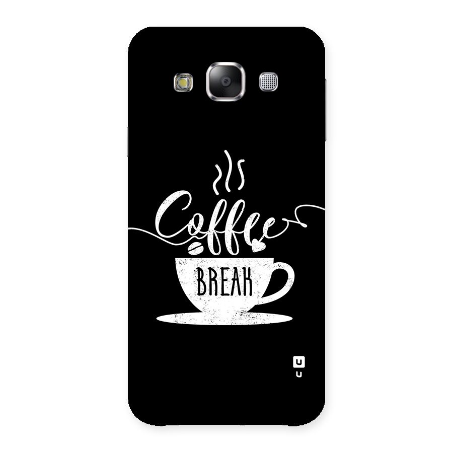 Coffee Break Back Case for Galaxy E5