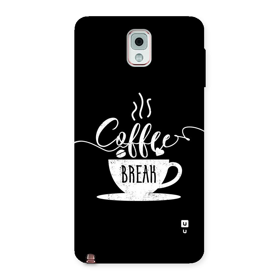 Coffee Break Back Case for Galaxy Note 3