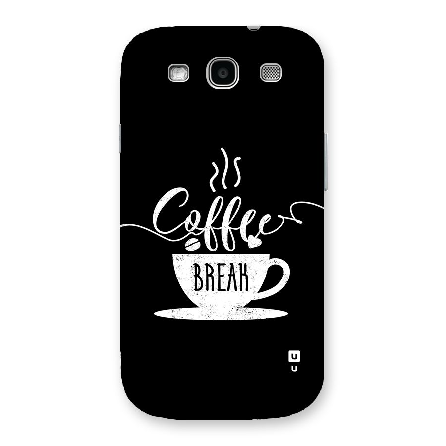 Coffee Break Back Case for Galaxy S3