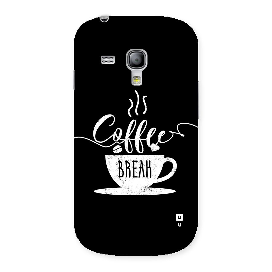 Coffee Break Back Case for Galaxy S3 Mini