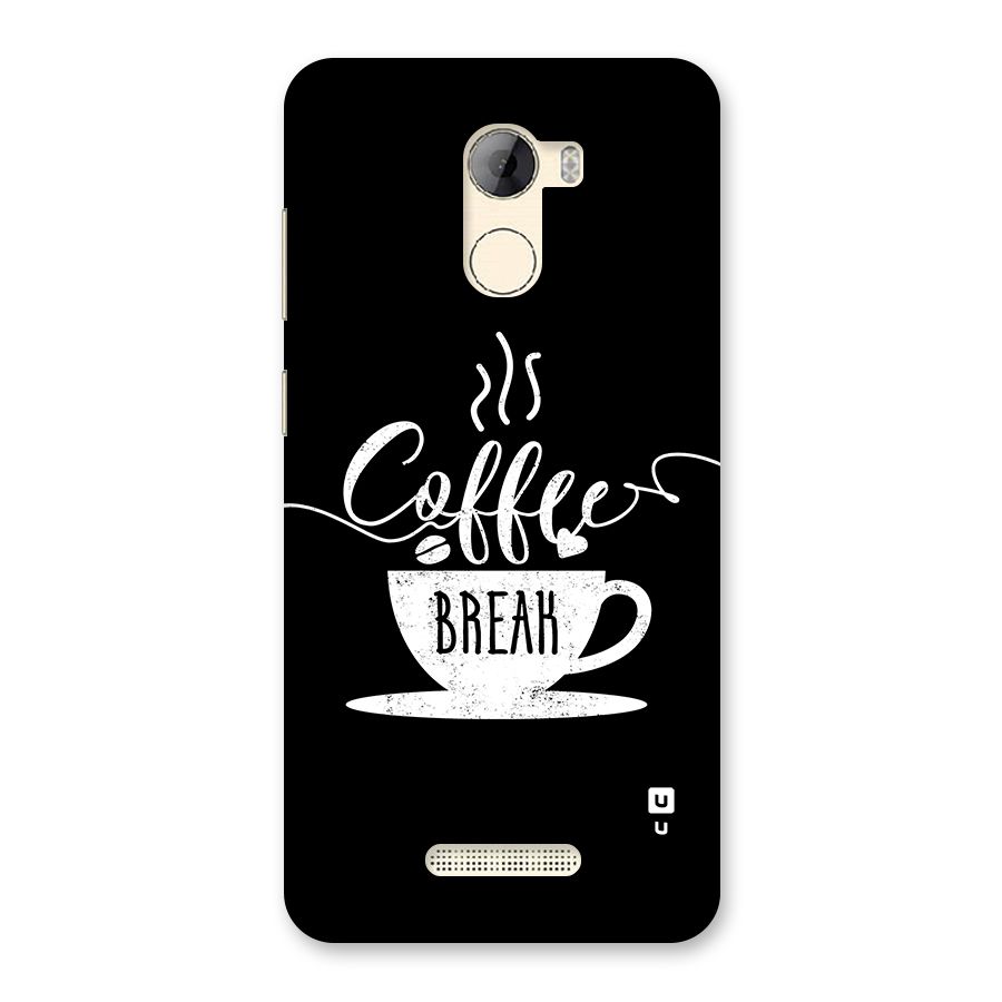 Coffee Break Back Case for Gionee A1 LIte