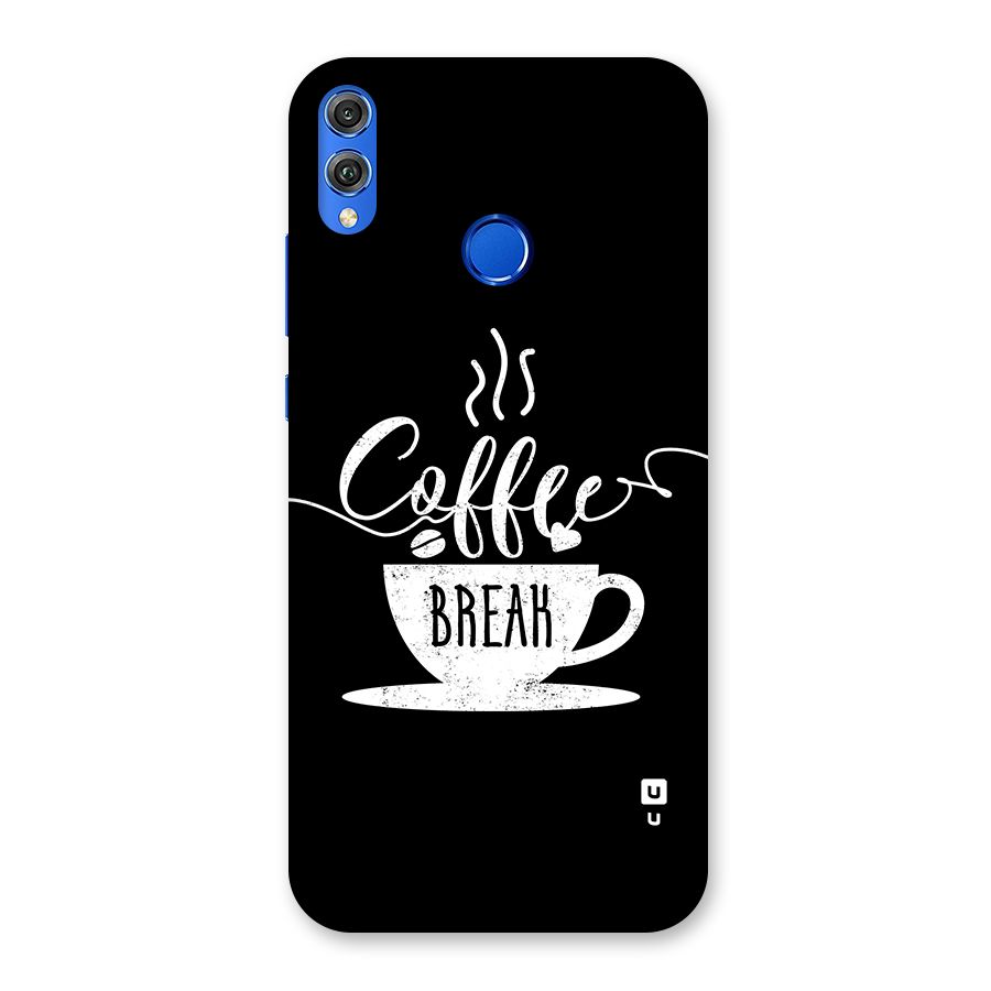 Coffee Break Back Case for Honor 8X