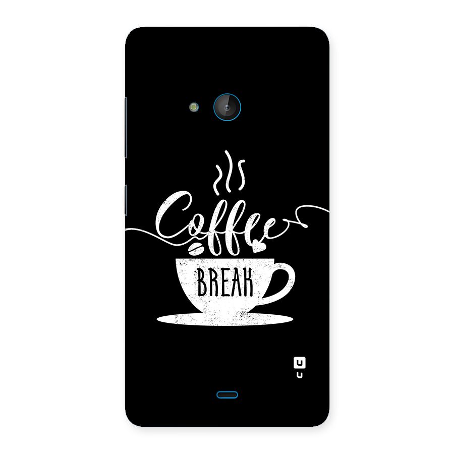 Coffee Break Back Case for Lumia 540