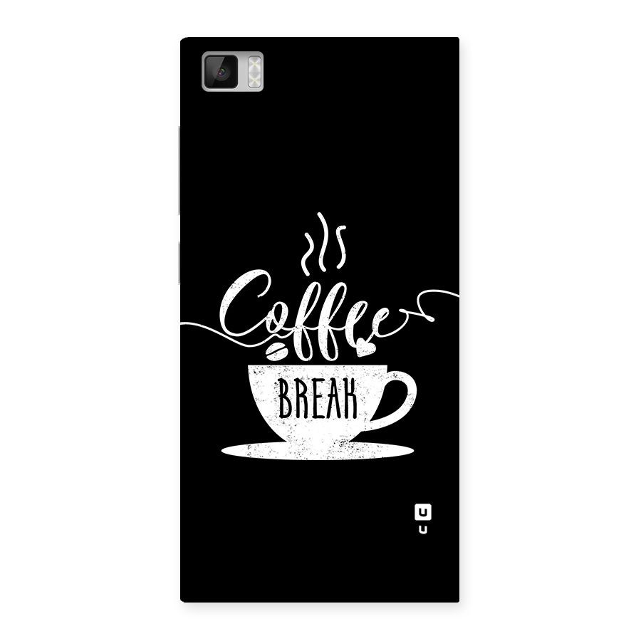 Coffee Break Back Case for Mi3