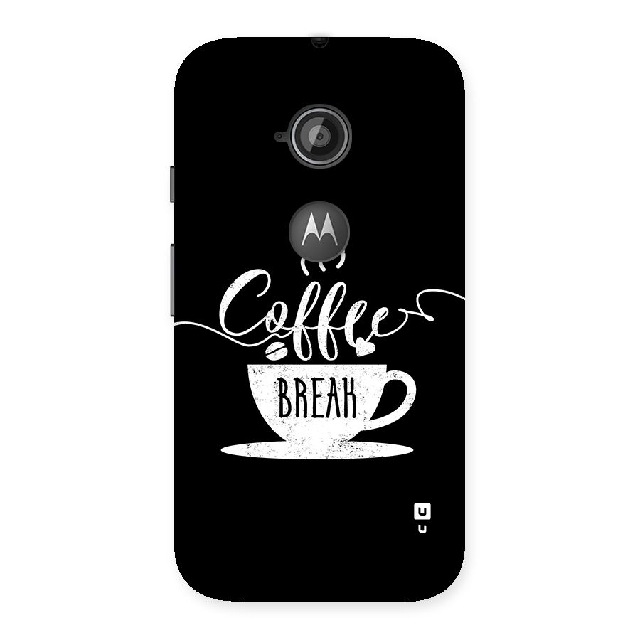 Coffee Break Back Case for Moto E 2nd Gen