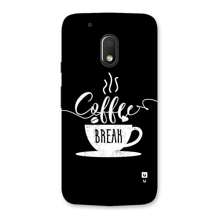 Coffee Break Back Case for Moto G4 Play