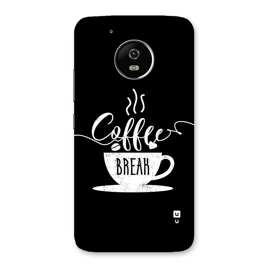 Coffee Break Back Case for Moto G5