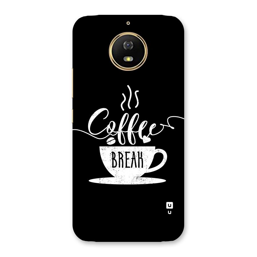 Coffee Break Back Case for Moto G5s